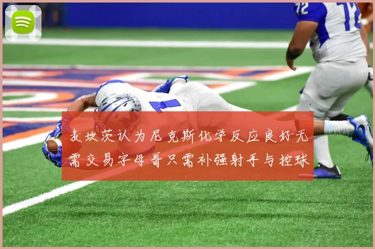 麦坎茨认为尼克斯化学反应良好无需交易字母哥只需补强射手与控球手